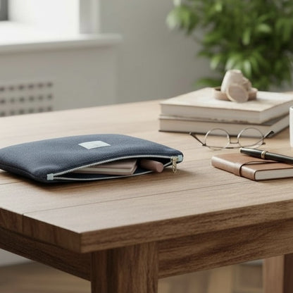 Pochette Plate Dénim