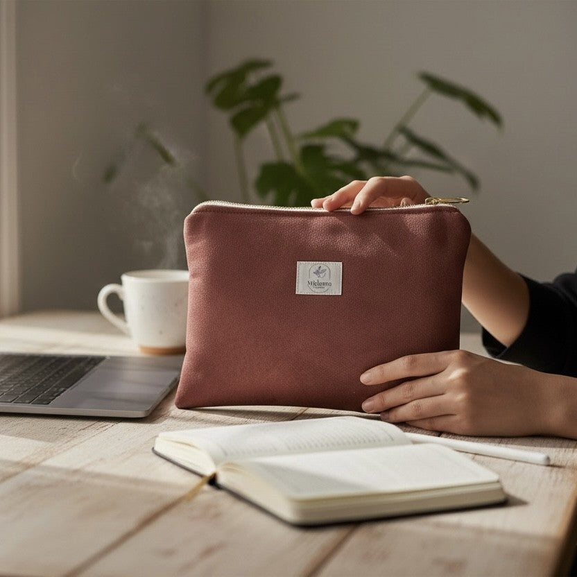 Pochette Plate Marsala