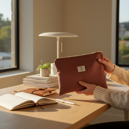 Pochette Plate Marsala