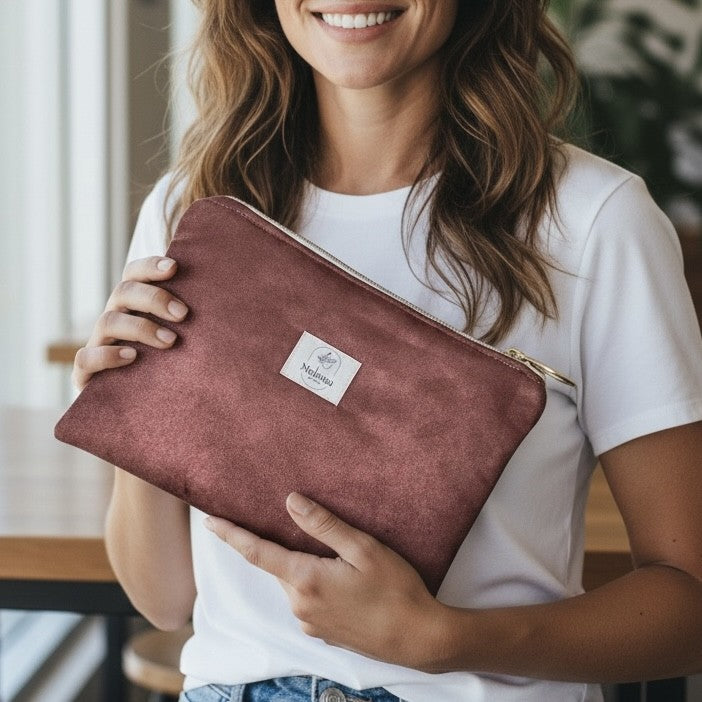 Pochette Plate Marsala