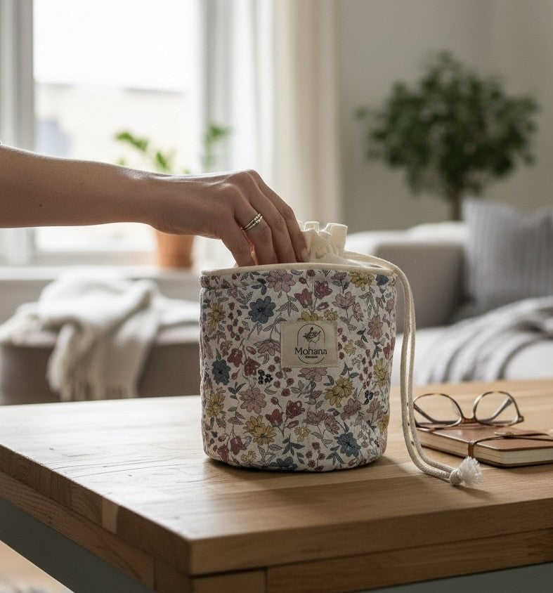 Trousse pochon ronde Mila