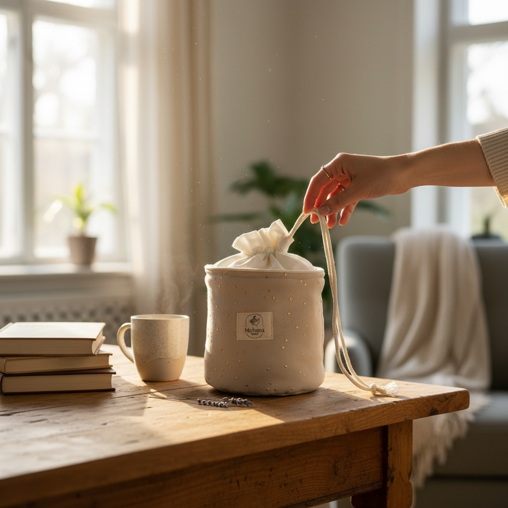 Trousse pochon ronde Lina