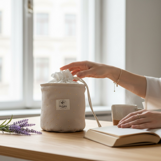 Trousse pochon ronde Lina