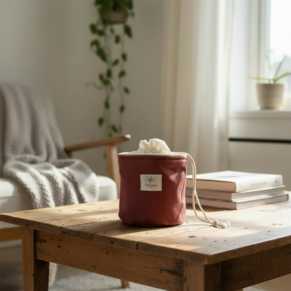 Trousse pochon ronde Marsala