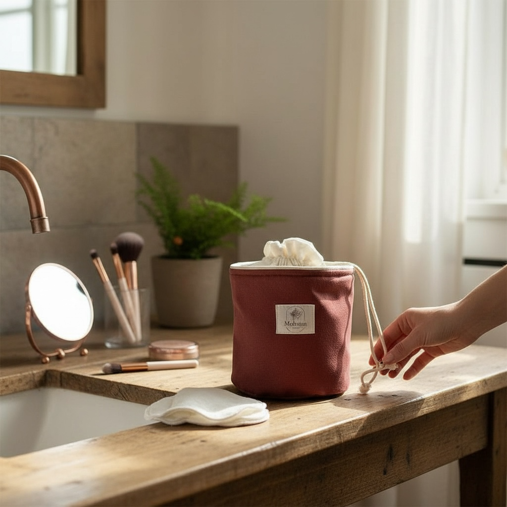 Trousse pochon ronde Marsala